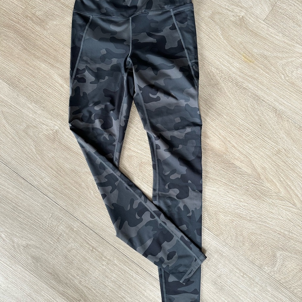 Ralph Lauren Gray Camouflage Leggings